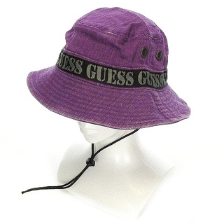ゲス(GUESS)のゲス GUE88RISING サファリハット バケットハット 帽子 ONE 紫(その他)