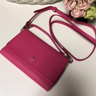 ランバンオンブルー(LANVIN en Bleu)のランバンオンブルー　ショルダーウォレット　スマホショルダー(財布)