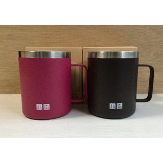 ユニクロ(UNIQLO)の【新品・未使用】ユニクロ 感謝祭 ノベルティ ステンレスマグカップ 2点セット(グラス/カップ)