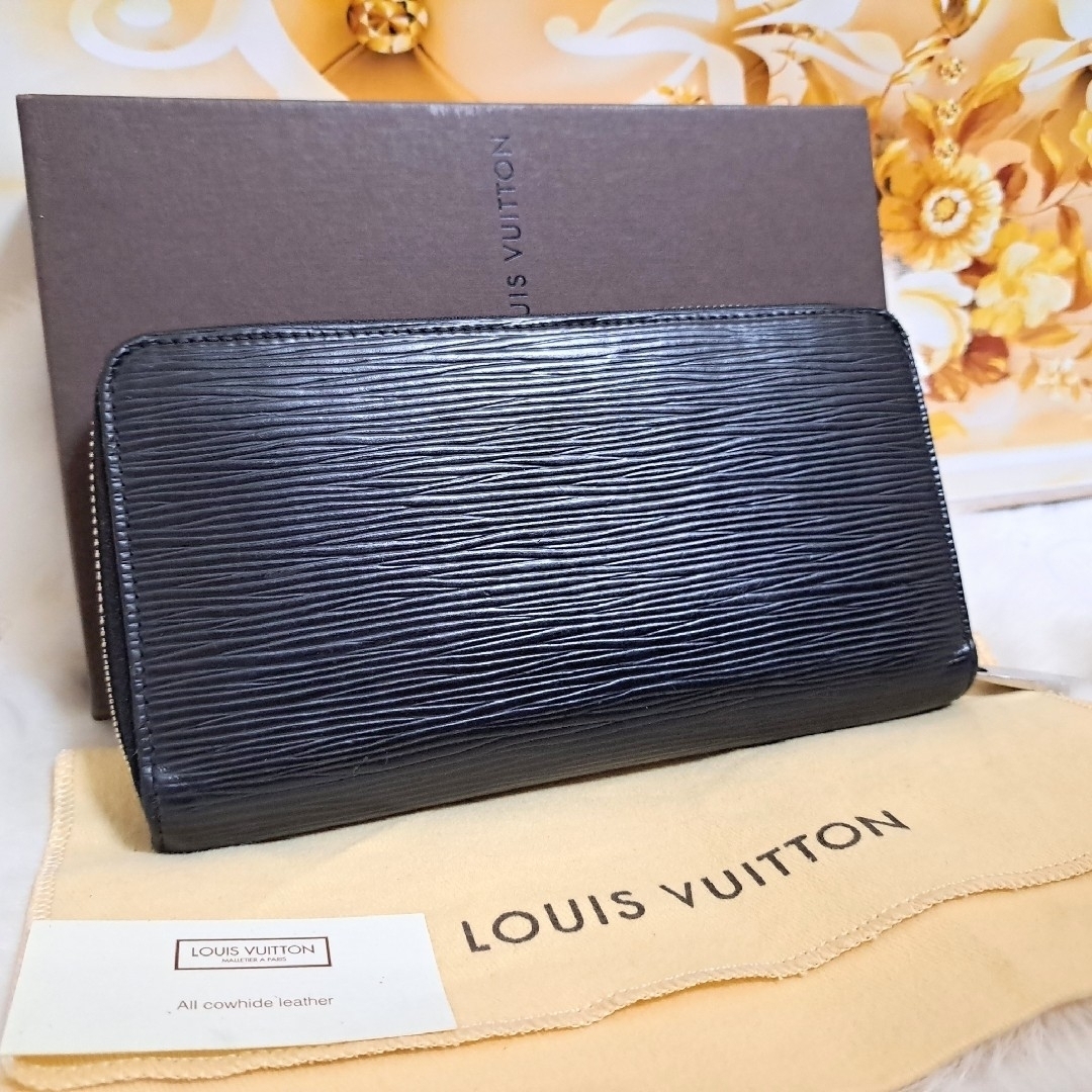 LOUIS VUITTON - ルイヴィトン 長財布 ジッピーウォレット 黒 エピ