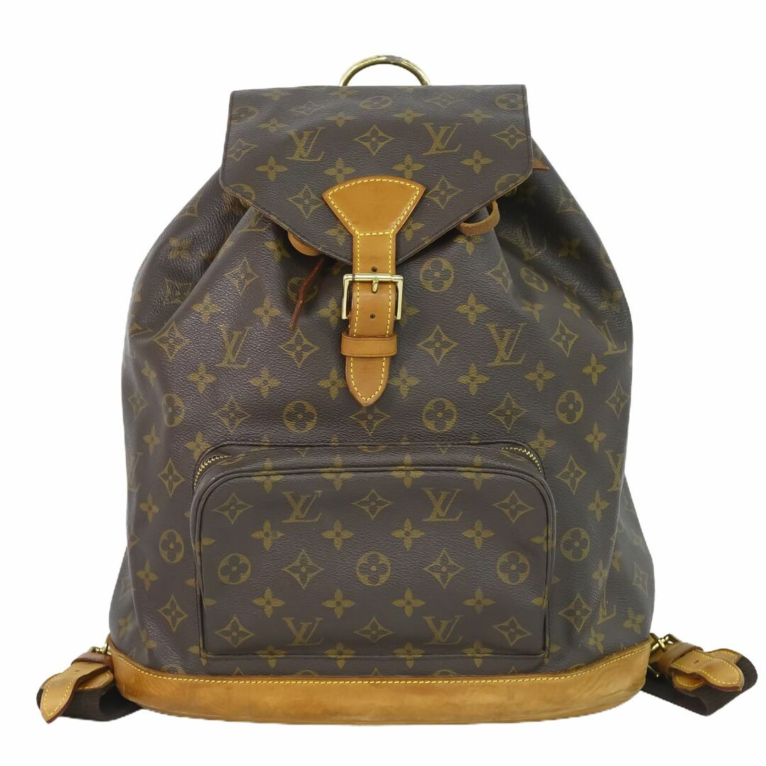 LOUIS VUITTON(ルイヴィトン)の本物 ルイヴィトン LOUIS VUITTON LV モンスリ GM モノグラム リュックサック バックパック ブラウン M51135 Montsouris ビトン バッグ 中古	 レディースのバッグ(リュック/バックパック)の商品写真