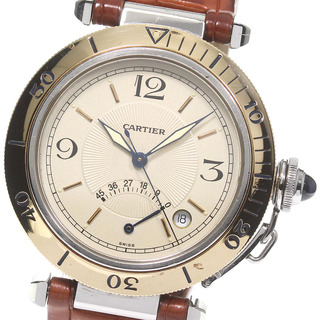カルティエ(Cartier)のカルティエ CARTIER W3101255 パシャ38ｍｍ パワーリザーブ YGベゼル 自動巻き メンズ _781759(腕時計(アナログ))