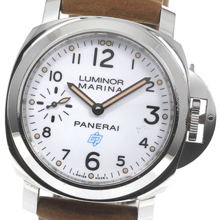 パネライ(PANERAI)のパネライ PANERAI PAM00778 ルミノール マリーナ 3デイズ　アッチャイオ 手巻き メンズ 良品 保証書付き_773365(腕時計(アナログ))