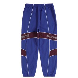 シュプリーム(Supreme)の美品supreme jacquard panel track pants s(ワークパンツ/カーゴパンツ)