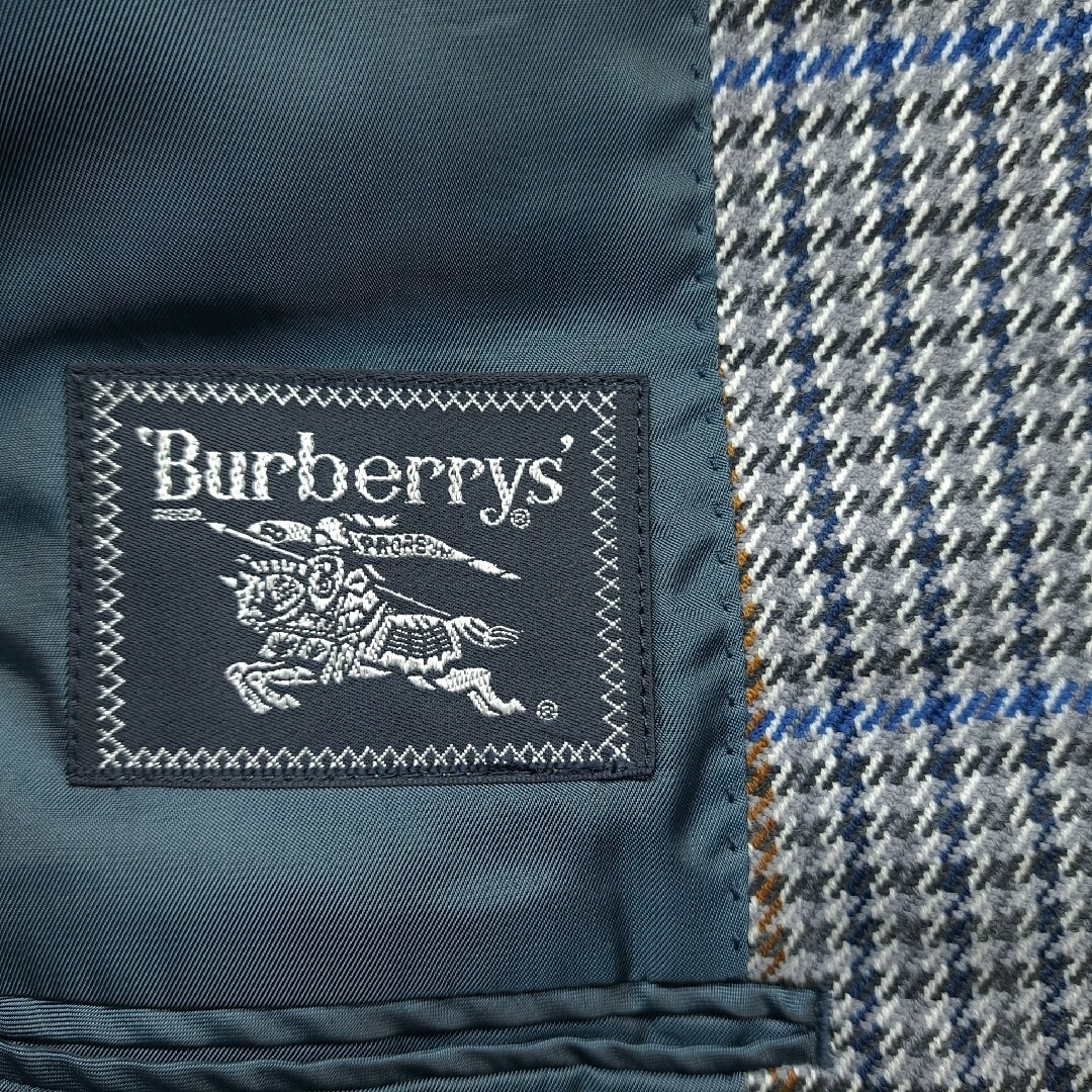 【希少】Burberry's テーラードジャケット 千鳥 チェック ウール M