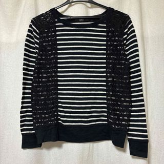 アズールバイマウジー(AZUL by moussy)の限定値下げ　アズール　ボーダーニット(ニット/セーター)