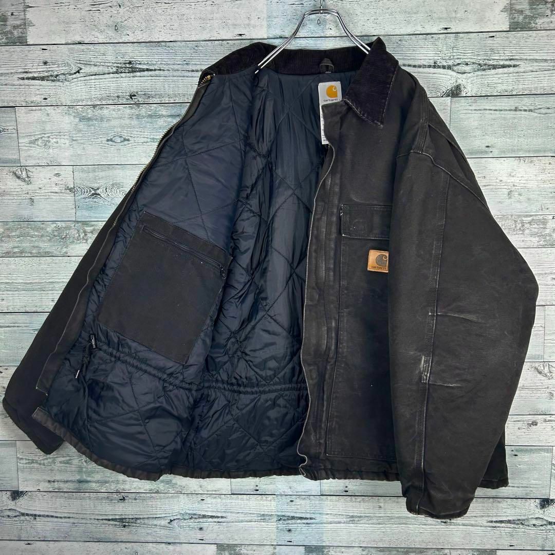 ボア加工☆希少☆ Carhartt デトロイトジャケット　ブルゾン　メキシコ製