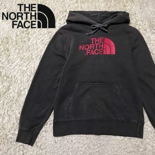 ザノースフェイス(THE NORTH FACE)の【メキシコ製】ノースフェイス　ビックロゴパーカー　人気定番　グレー　H518(パーカー)