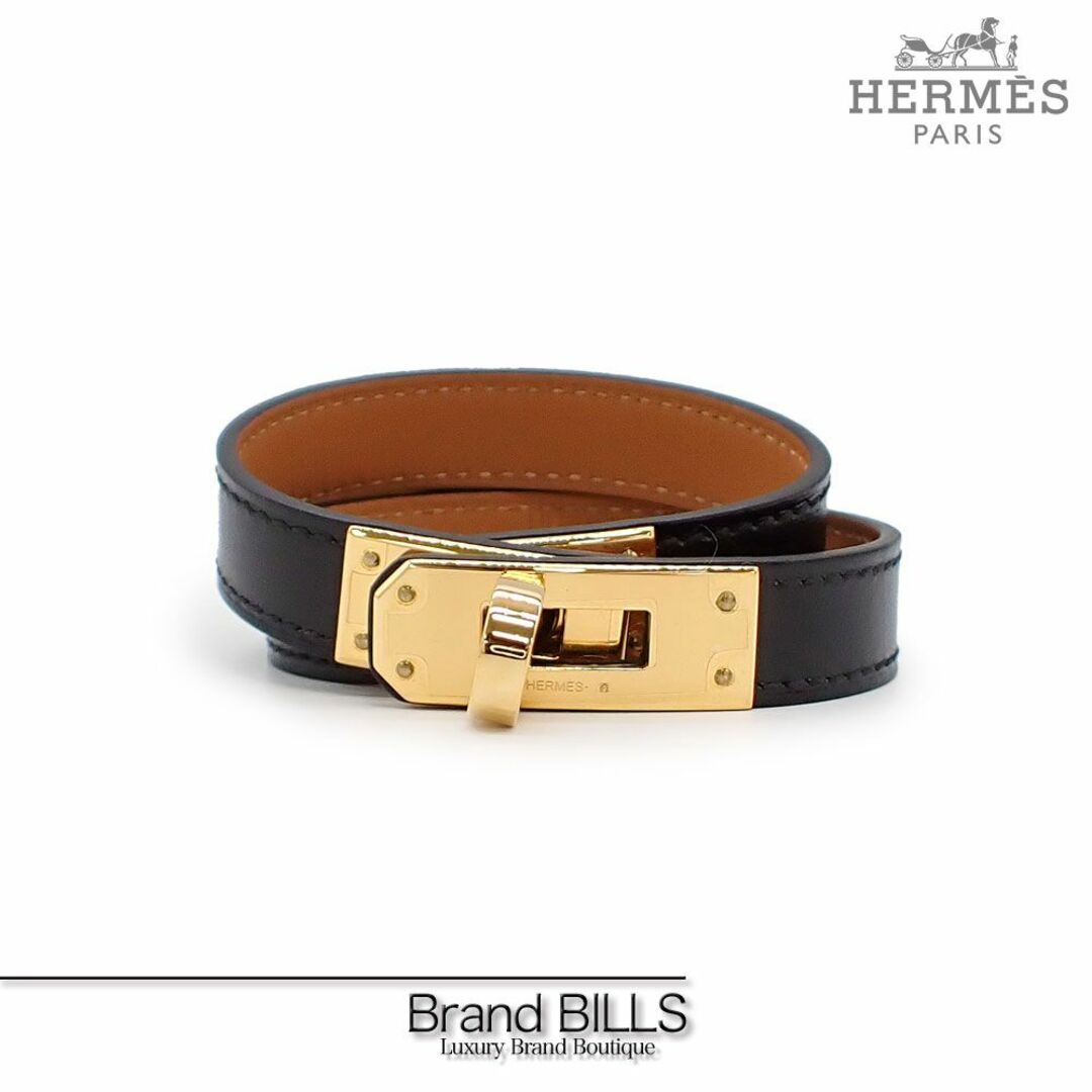 Hermes - 未使用品 エルメス レザー ブレスレット ケリー ドゥブル