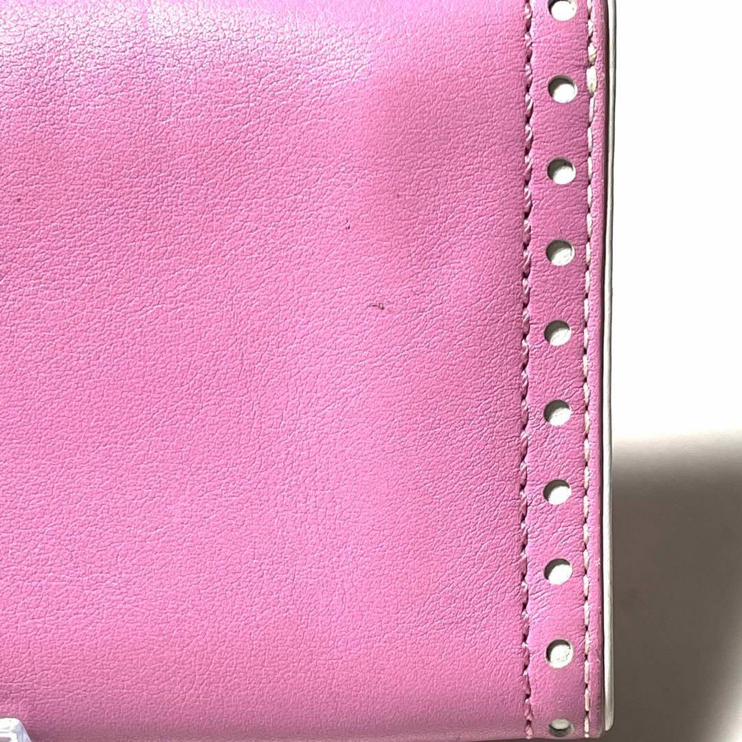 COACH(コーチ)のコーチCOACH ピンクのレザー長財布可愛いお財布 レディースのファッション小物(財布)の商品写真