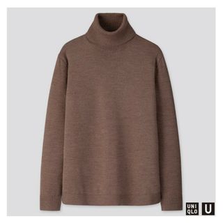 ユニクロ(UNIQLO)のUniqlo  U  メリノブレンドタートルネックセーター(ニット/セーター)