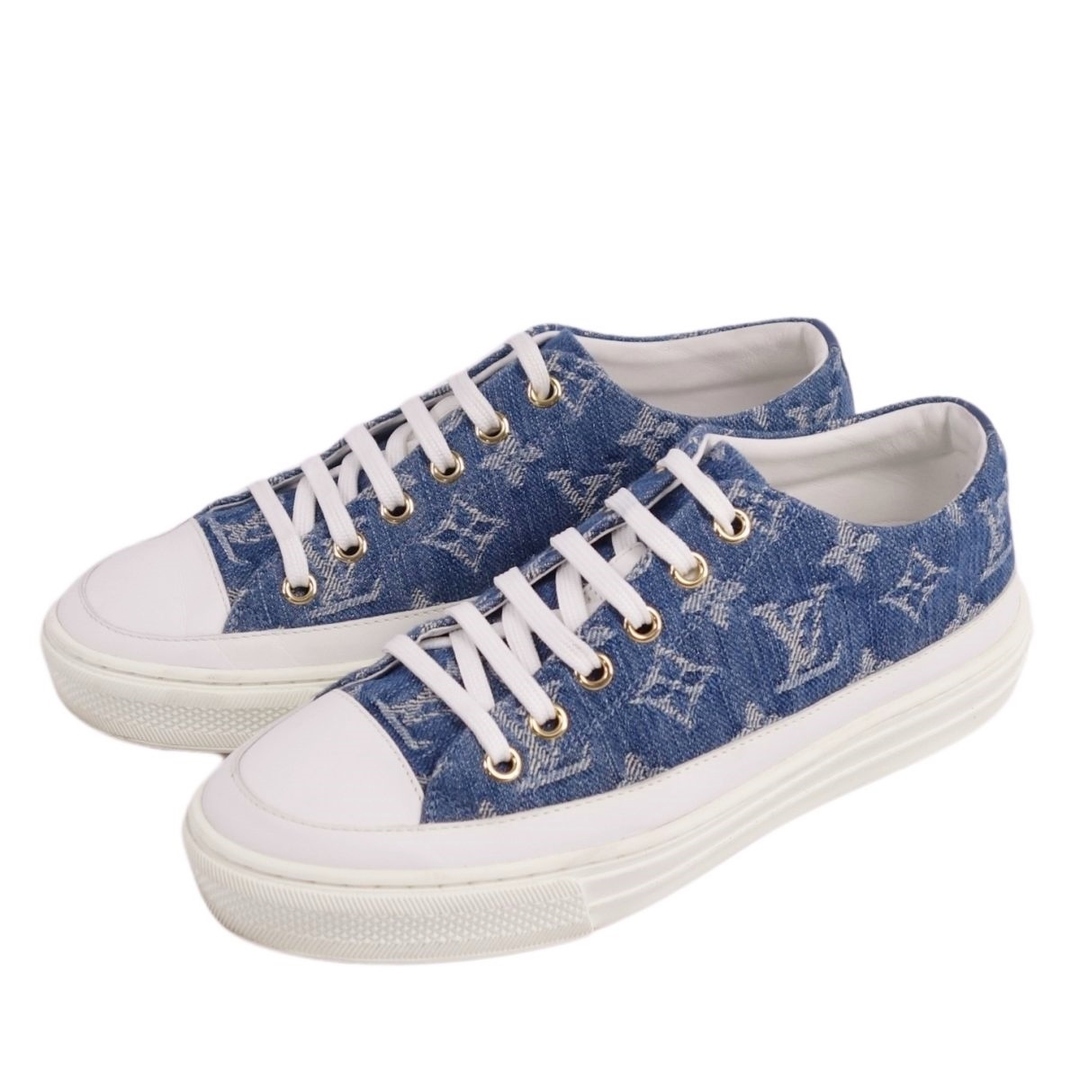 ファッションなデザイン VUITTON LOUIS - スニーカー VUITTON LOUIS ルイヴィトン 美品 靴