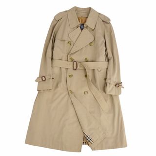 バーバリー(BURBERRY)の美品 Vintage バーバリー Burberrys コート トレンチコート 裏チェック ライナー付き 英国製 アウター メンズ 48SHORT(M相当) カーキベージュ(トレンチコート)