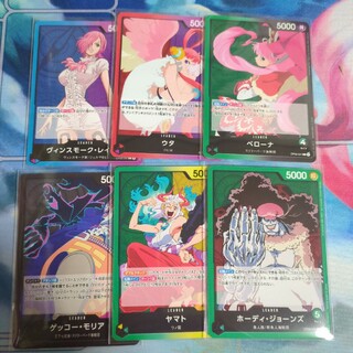 ワンピース(ONE PIECE)のワンピースカード　双璧の覇者　リーダー　６種(カード)