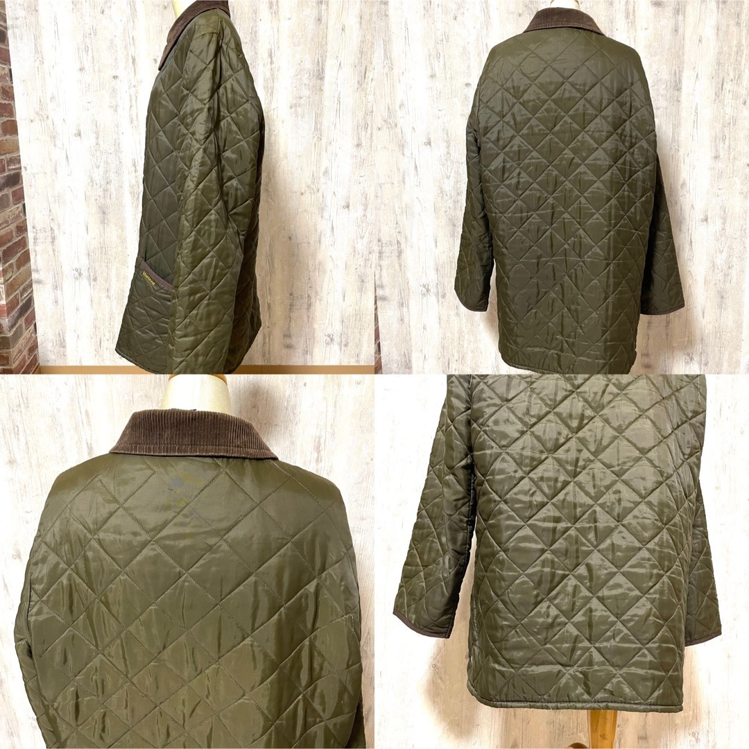 Barbour(バーブァー)の【Barbour バブアー】LIDDESDALE キルティングロングコート M メンズのジャケット/アウター(ナイロンジャケット)の商品写真