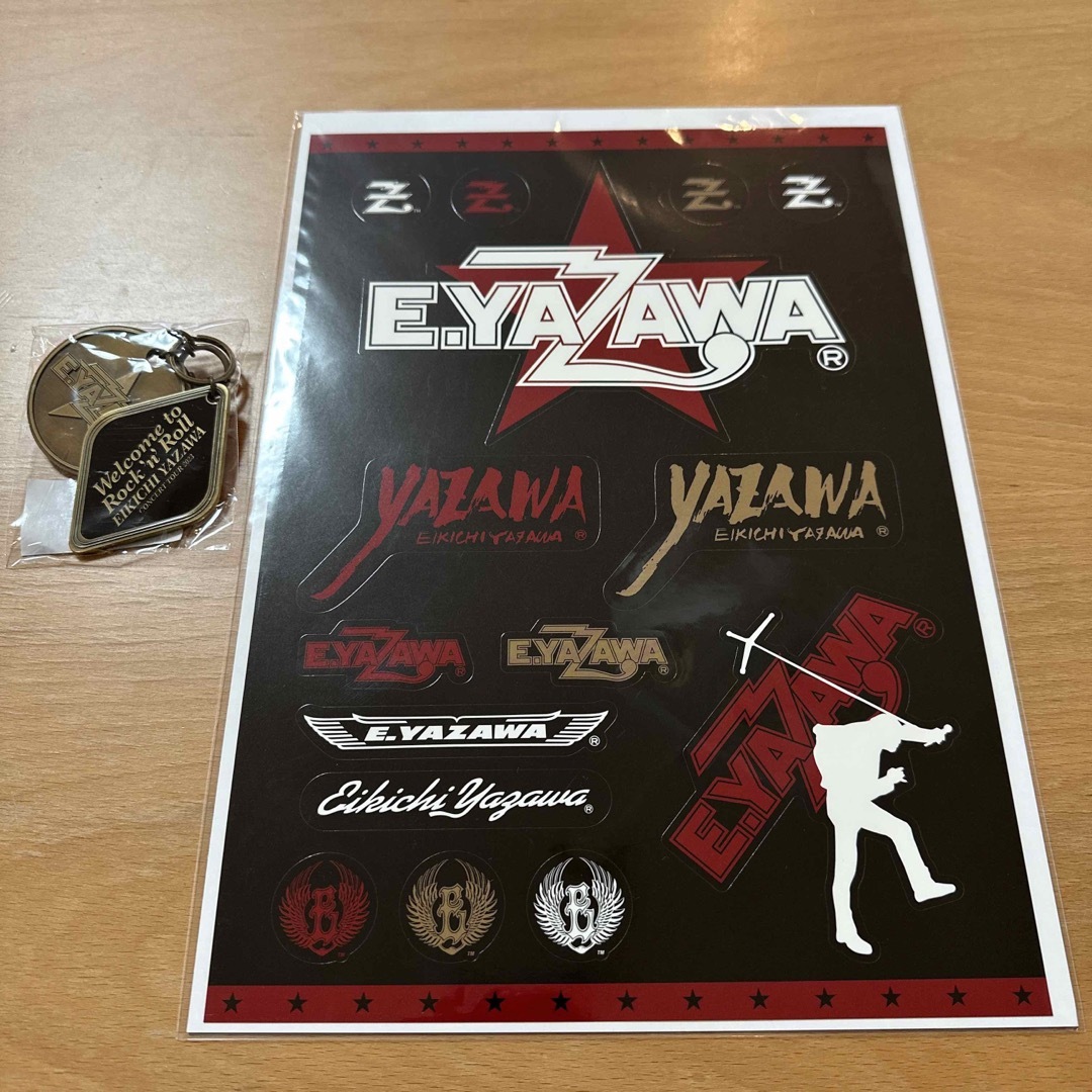 Yazawa - 新品 矢沢永吉 2023年コンサート キーホルダーとステッカー Yazawa - 新品 矢沢永吉 2023年コンサート キーホルダーとステッカー