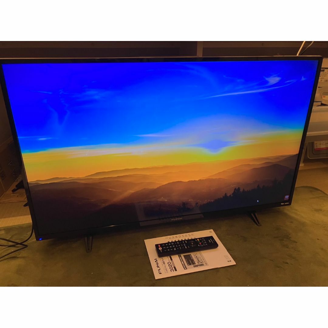 ジャンク一部有り　フナイ 液晶テレビ FL-43U3020 19年製 43V型テレビ