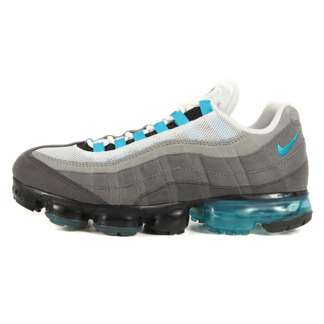 NIKE(ナイキ)のNIKE ナイキ サイズ:27.5cm AIR VAPORMAX 95 NEO TURQUOISE (AJ7292-002) エアヴェイパーマックス ネオ ターコイズ ブラック ネオターコイズ US9.5 ローカット スニーカー シューズ 靴【メンズ】【中古】 メンズの靴/シューズ(スニーカー)の商品写真