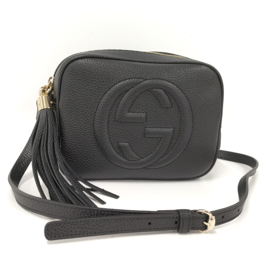 Gucci(グッチ)のGUCCI ディスコバッグ ソーホー ショルダーバッグ フリンジ レザー レディースのバッグ(ショルダーバッグ)の商品写真