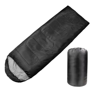 寝袋 封筒型 シュラフ 軽量 保温 耐寒 210T防水 収納袋付き 1kg(寝袋/寝具)