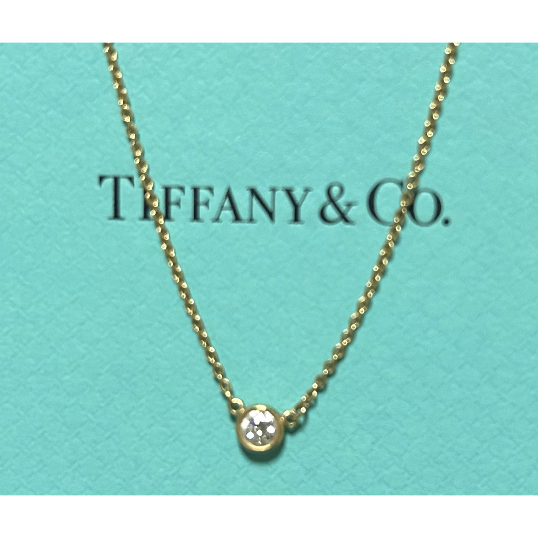 Tiffany & Co. - k18 ティファニー バイザヤードネックレスの通販 by ...