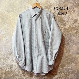 COMOLI - COMOLI 22SS 空紡オックス C.P.Oシャツ NAVY 3の通販 by