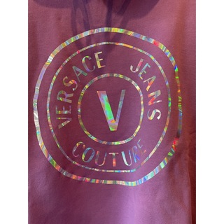 VERSACE JEANES  COUTURE パーカー パープル S