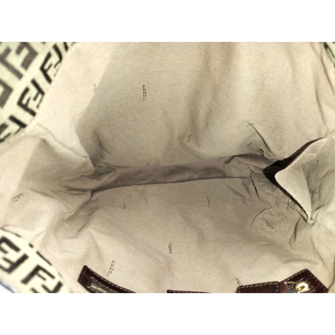 FENDI(フェンディ)のFENDI トートバッグ ハンドバッグ ズッキーノ キャンバス ブラウン レディースのバッグ(トートバッグ)の商品写真