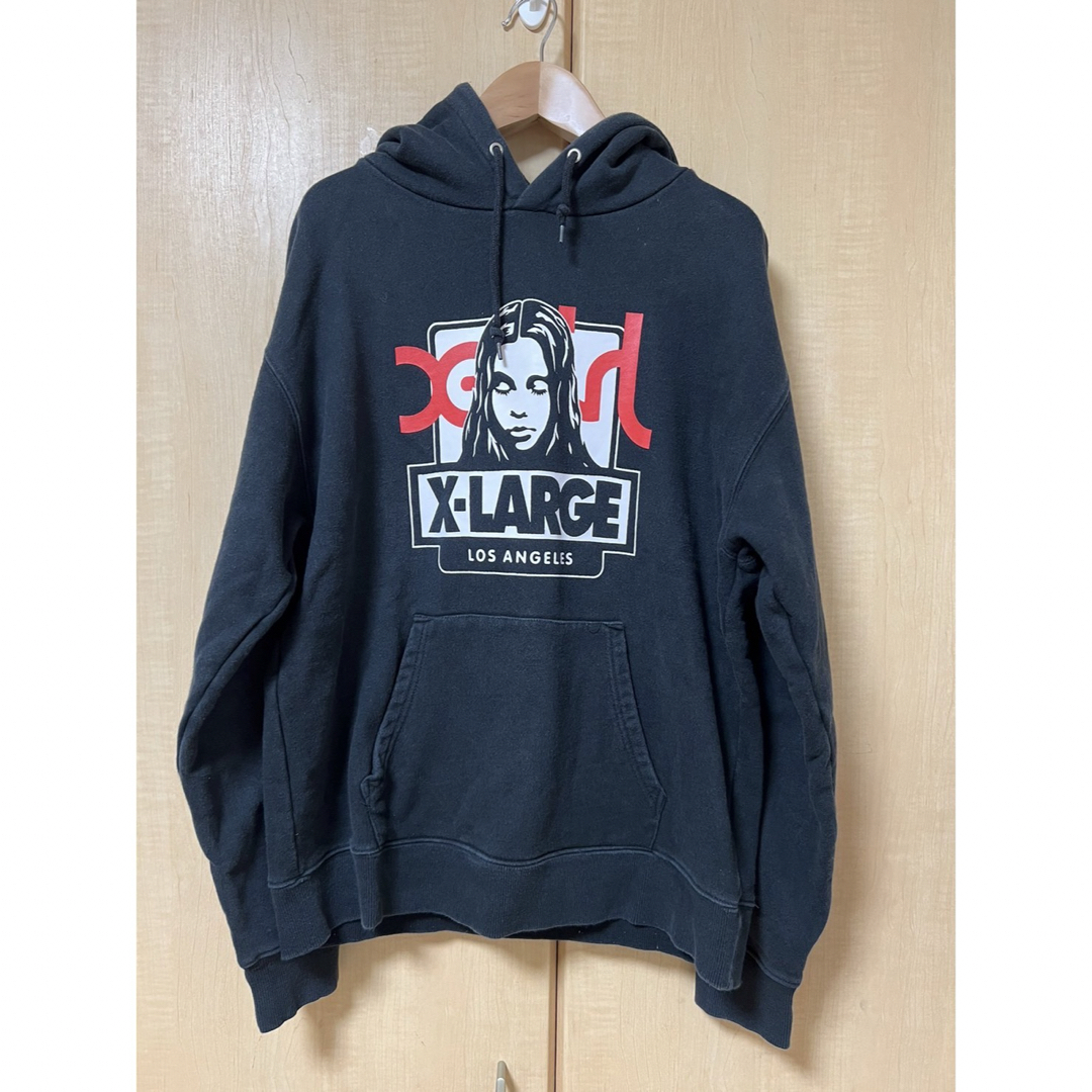 限定コラボ XLARGE X-girl パーカー フーディのサムネイル