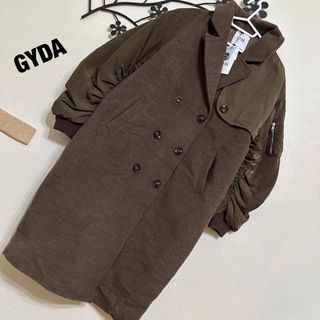 ジェイダ(GYDA)の【新品タグ付】GYDA ジェイダ ショルダーMA1ロングコート(ロングコート)