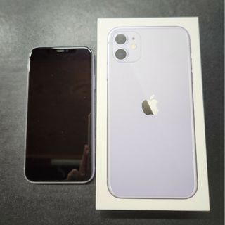 アップル(Apple)のゼニツ様専用 美品 ドコモ iPhone 11 64GB パープル(スマートフォン本体)