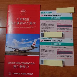 ジャル(ニホンコウクウ)(JAL(日本航空))のJAL株主優待券　２枚(航空券)