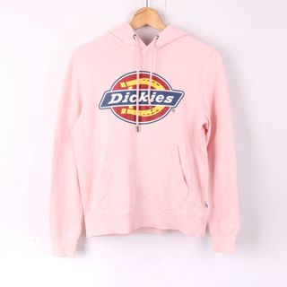 ディッキーズ(Dickies)のディッキーズ パーカー スウェット フーディー 長袖 コットン100% トップス レディース Sサイズ ピンク Dickies(パーカー)