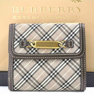 バーバリー(BURBERRY) 財布(レディース)（ブルー・ネイビー/青色系）の