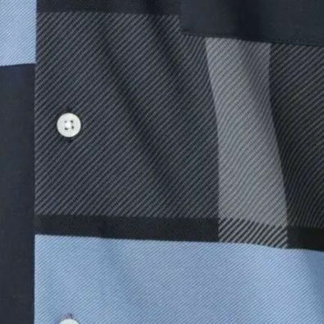 BLACK LABEL CRESTBRIDGE(ブラックレーベルクレストブリッジ)の【新品タグ付き】ブラックレーベルクレストブリッジ 長袖パッチワークシャツ S メンズのトップス(シャツ)の商品写真