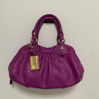 マークバイマークジェイコブス(MARC BY MARC JACOBS)のMARC BY MARCJACOBS ハンドバッグ ピンクパープル 本革(ハンドバッグ)