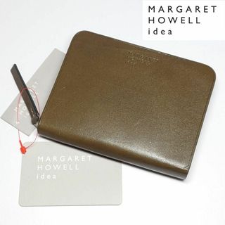 マーガレットハウエル(MARGARET HOWELL)の【新品タグ付き】マーガレットハウエルアイデア 二つ折り財布ベンジャミン カーキ(財布)