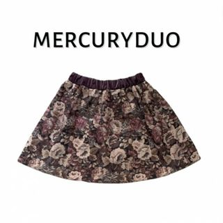 マーキュリーデュオ(MERCURYDUO)のMERCURYDUO マーキュリーデュオ フラワー 花柄 ミニスカート(ミニスカート)