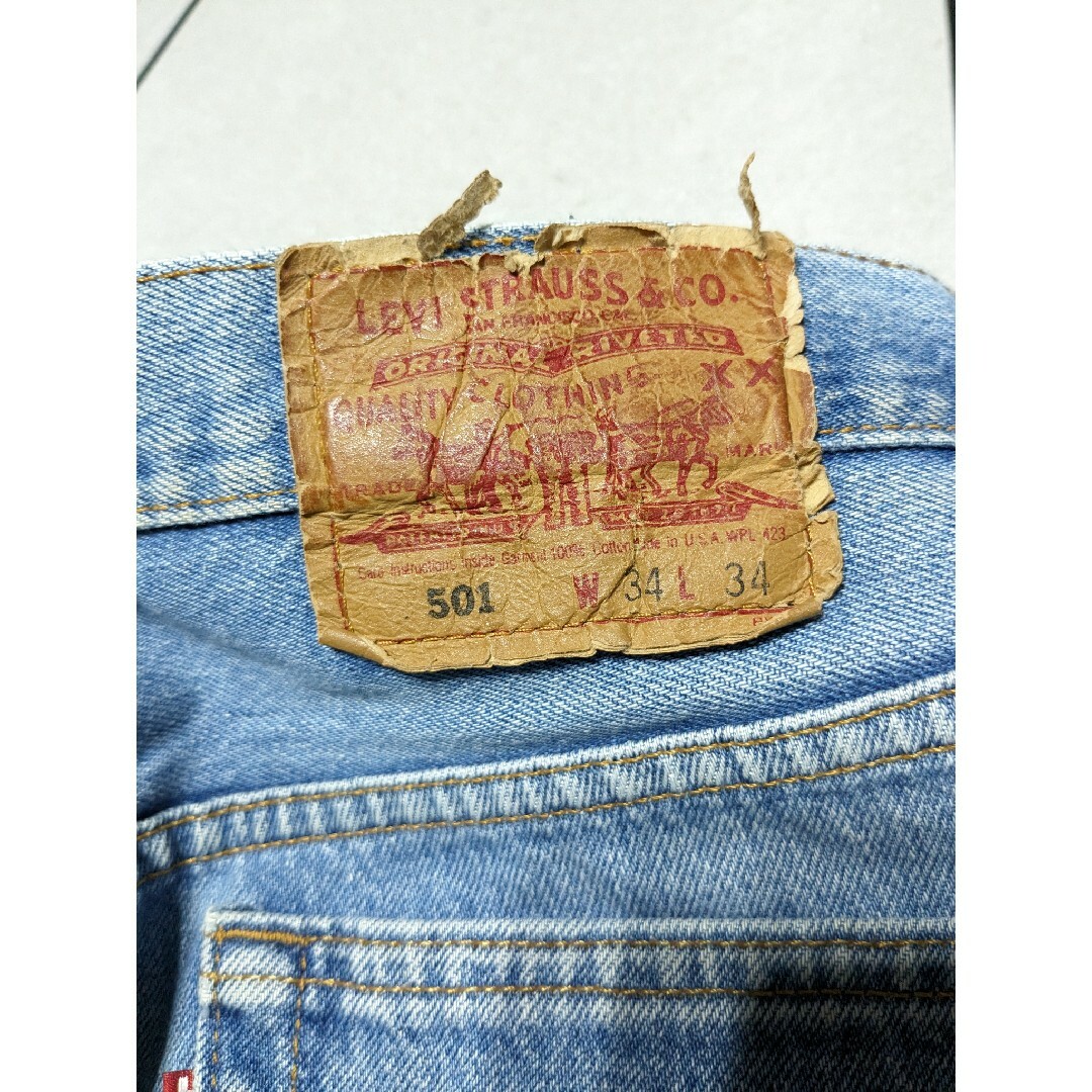 Levi's(リーバイス)のVINTAGE 90's LEVI'S 501 表記34 MADE IN USA メンズのパンツ(デニム/ジーンズ)の商品写真