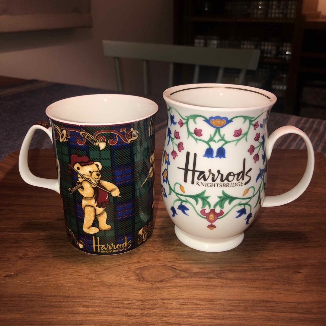 Harrods Fine Bone China マグカップ（２個）インテリア/住まい/日用品