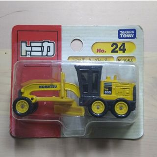 タカラトミー(Takara Tomy)のトミカ　ミニカー（No.24 コマツ モーターグレーダー）(ミニカー)