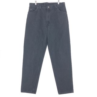 リーバイス(Levi's)の古着 90年代 リーバイス Levi's 550 オレンジタブ ブラックデニム テーパードデニムパンツ USA製メンズw34 ヴィンテージ /eaa387234(デニム/ジーンズ)