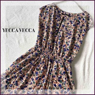 イェッカヴェッカ(YECCA VECCA)のYECCA VECCA リバティプリント ワンピース チュニック 花柄 ミニ(ひざ丈ワンピース)