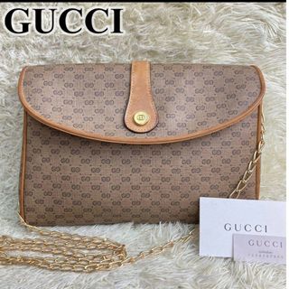 グッチ(Gucci)の最終値下げ　美品 GUCCI ショルダーバッグ マイクロGG インターロッキング(ショルダーバッグ)