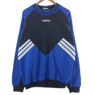 アディダス(adidas)の古着 80~90年代 アディダス adidas ロゴスウェット トレーナー メンズL ヴィンテージ /taa002620(スウェット)