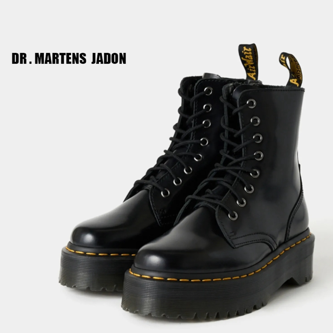 Dr.Martens(ドクターマーチン)のドクターマーチン★JADON 8EYE BOOT★厚底★ブラック レディースの靴/シューズ(ブーツ)の商品写真
