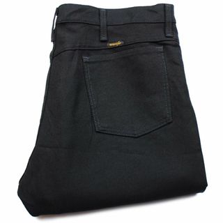 ラングラー(Wrangler)の00s メキシコ製 Wranglerラングラー 82BK ランチャードレスジーンズ ポリエステルパンツ ブラック w36 L29★41 スタプレ オールド フレア(スラックス)