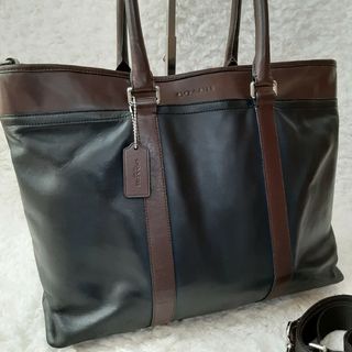 COACH - 【美品】コーチ ビジネスバッグ 2way ショルダー A4収納可能