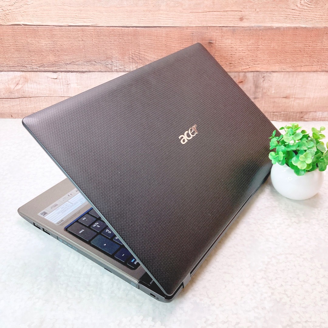 Acer(エイサー)のi7✨メモリ8GB‼HDD640GB❣WEBカメラ✨ブルーレイ✨黒ノートパソコン スマホ/家電/カメラのPC/タブレット(ノートPC)の商品写真