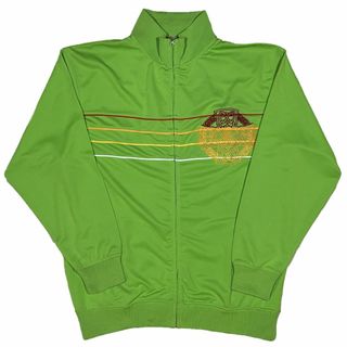 ロイヤルブルー スリーカラーロゴ トラックジャケット グリーン 2XL(ナイロンジャケット)